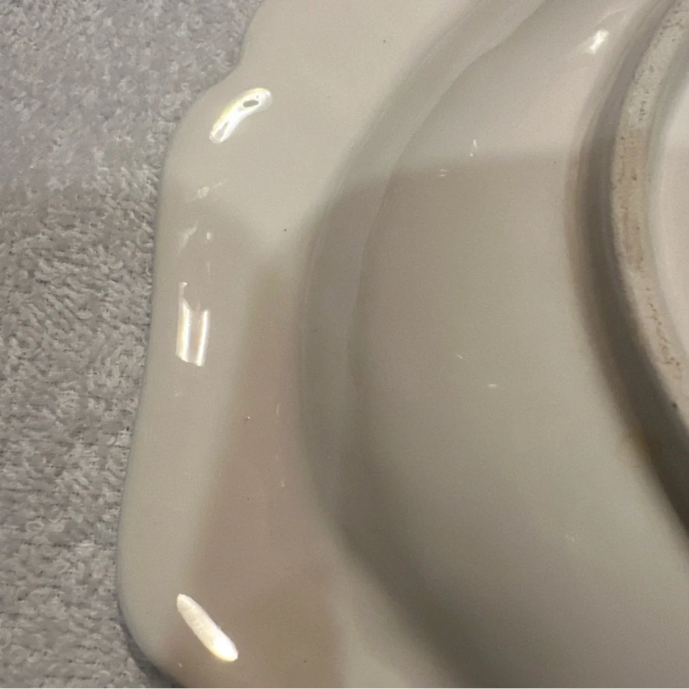 Vintage Rare Find Fish-Shaped Ceramic Dish - White